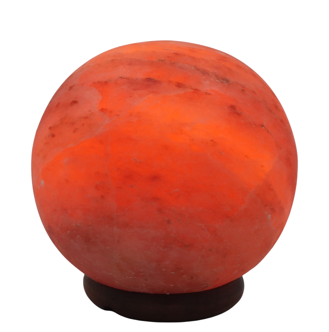 מנורת גביש מלח הימלאיה בצורת כדור