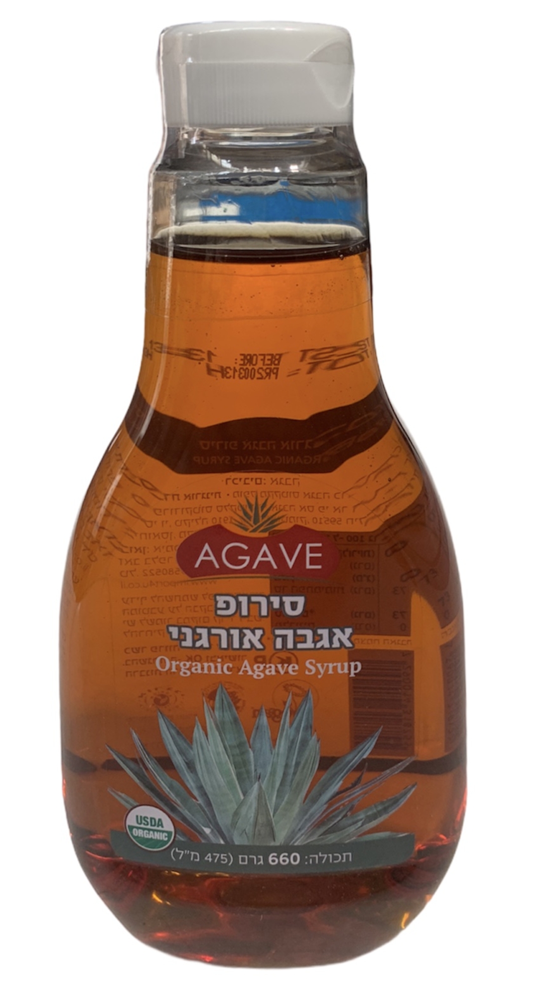 סירופ אגבה אורגני גדול