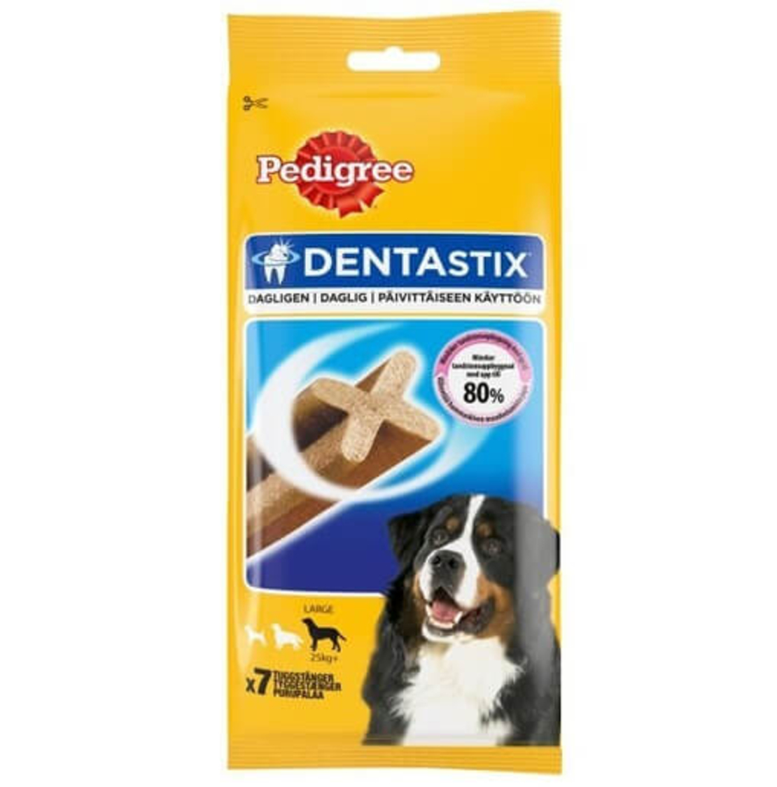 Pedigree DENTASTIX פדיגרי דנטה סטיקס - חטיף דנטלי לכלב לשימוש יומיומי