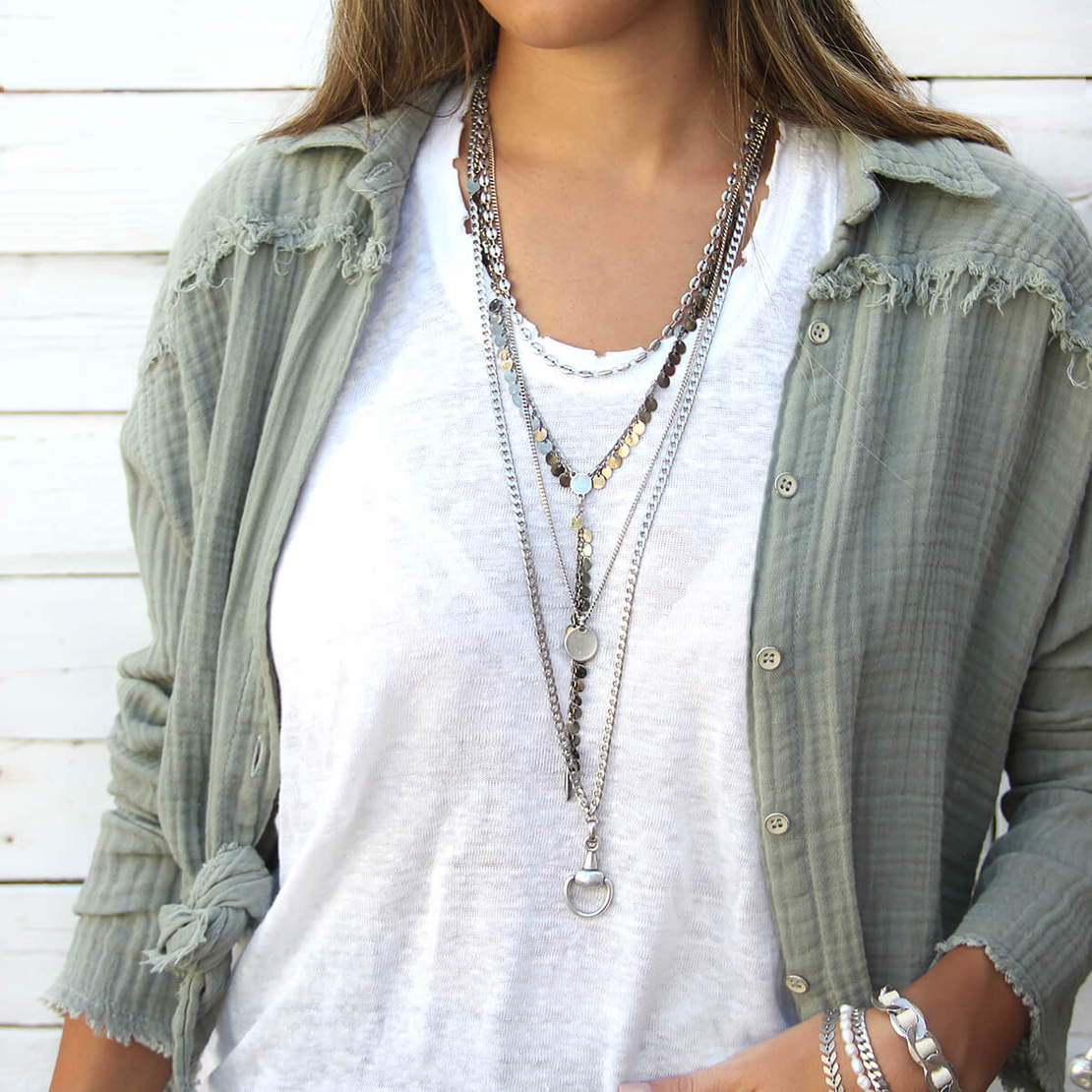 שרשרת ניקול - כסופה