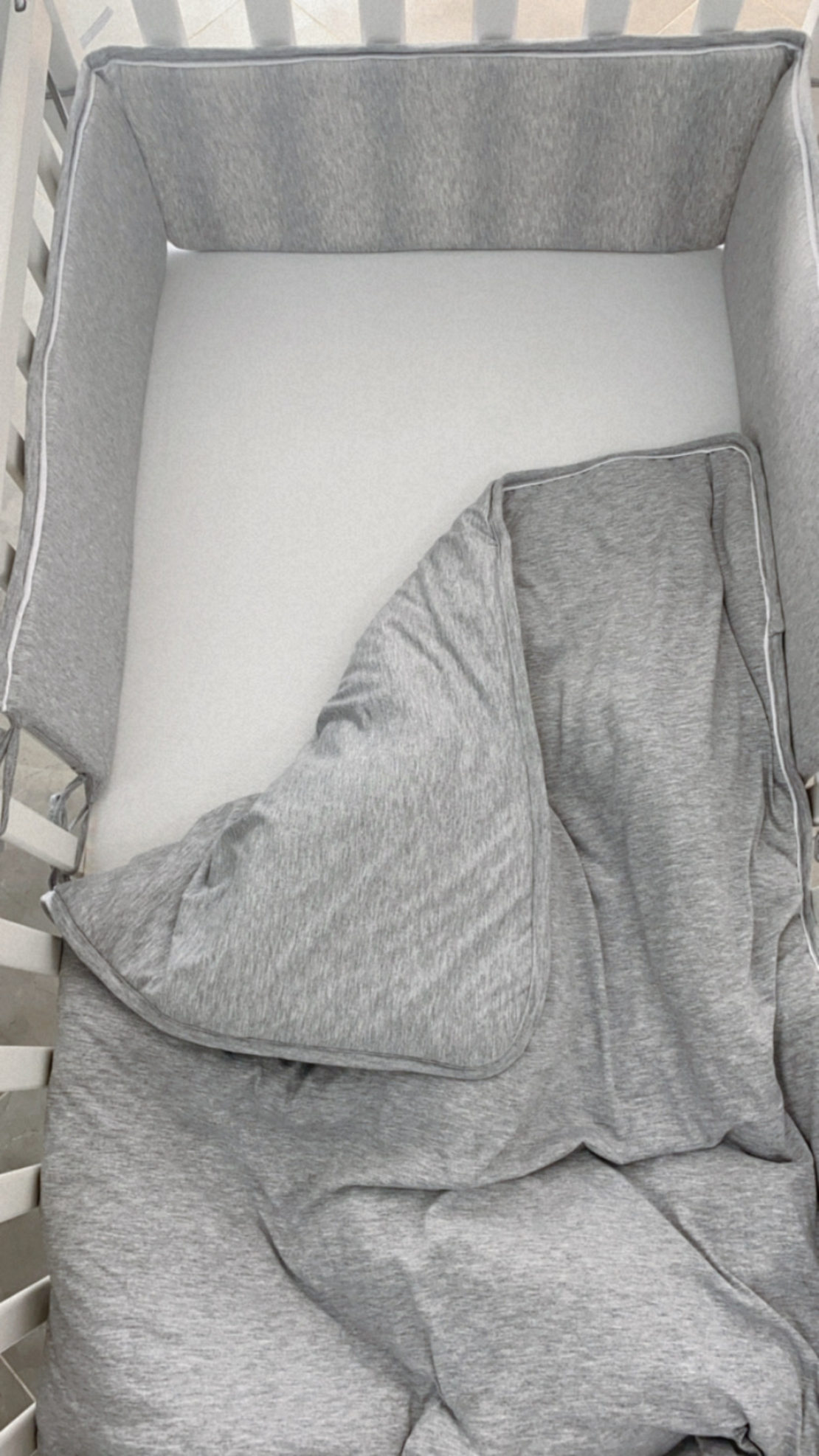 מגן ראש למיטה|אפור מלאנז Basic