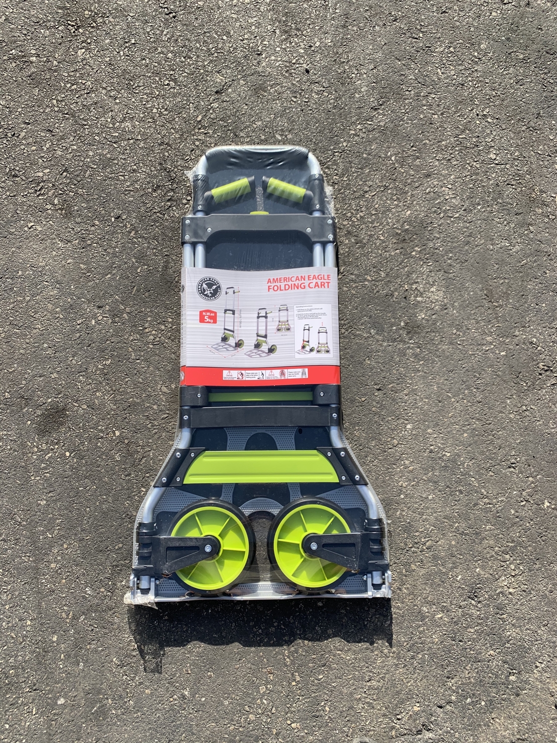 עגלת משא שני מצבי גובה מתקפלת עד 120 Kg