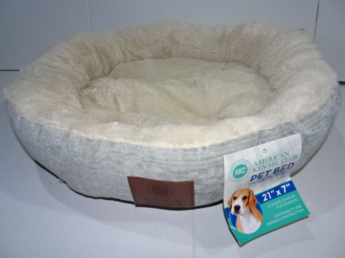 מיטה לכלב קטן, כירבולית עגולה  קוטר 53 AKC