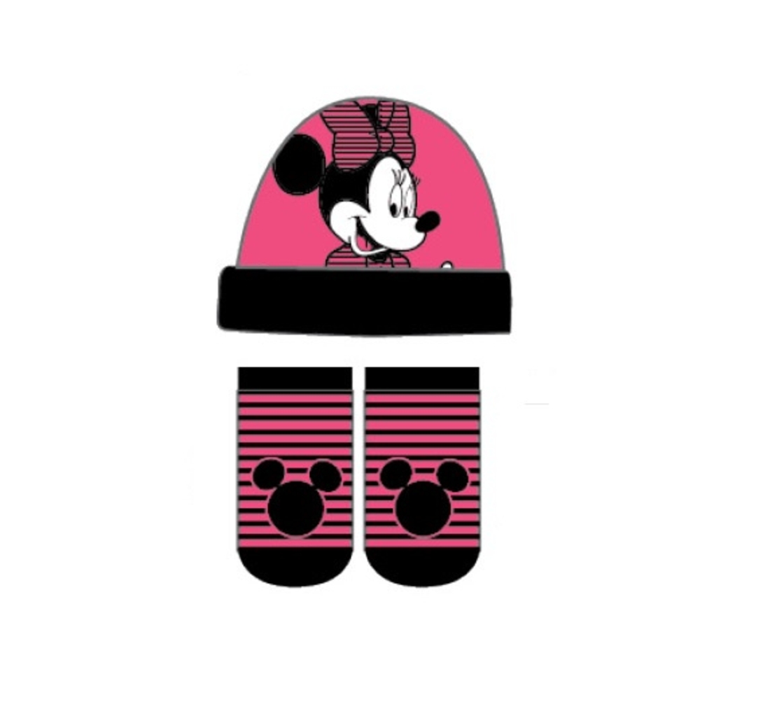 סל ארוג - מיני מאוס ורוד לבן