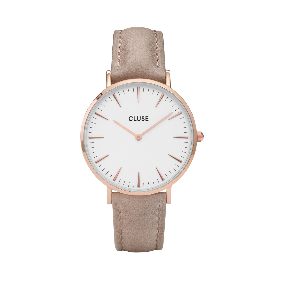 38  mm - CW0101201015  Boho Chic Leather Hazelnut, Rose