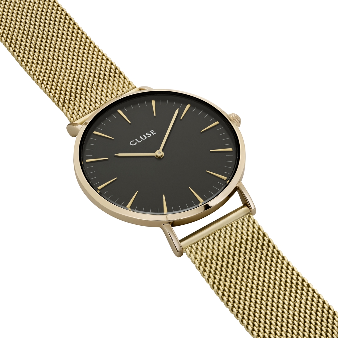 38 mm - CW0101201014  Boho Chic Mesh Black, Gold Colour