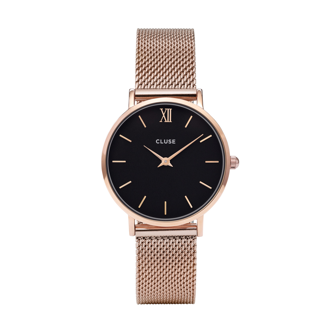 33 mm - CW0101203003  Minuit Mesh Black, Rose Gold Colour