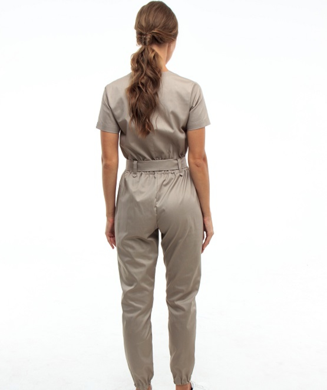 Zipped scrubs overall for women Safari 27