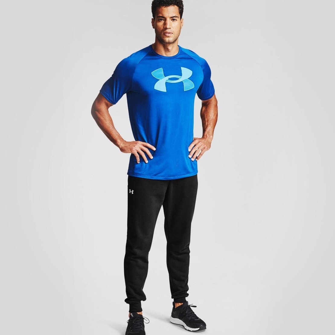 מכנסי אנדר ארמור לגברים | Under Armour Rival Cotton Joggers 