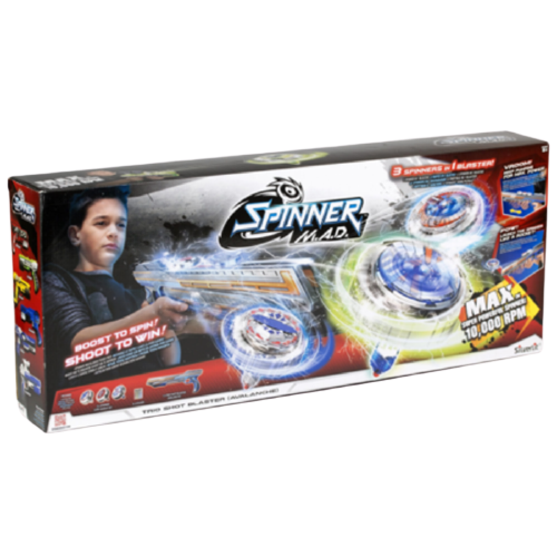 M.A.D SPINNER - משגר רובה שמשגר 3 ספינרים 