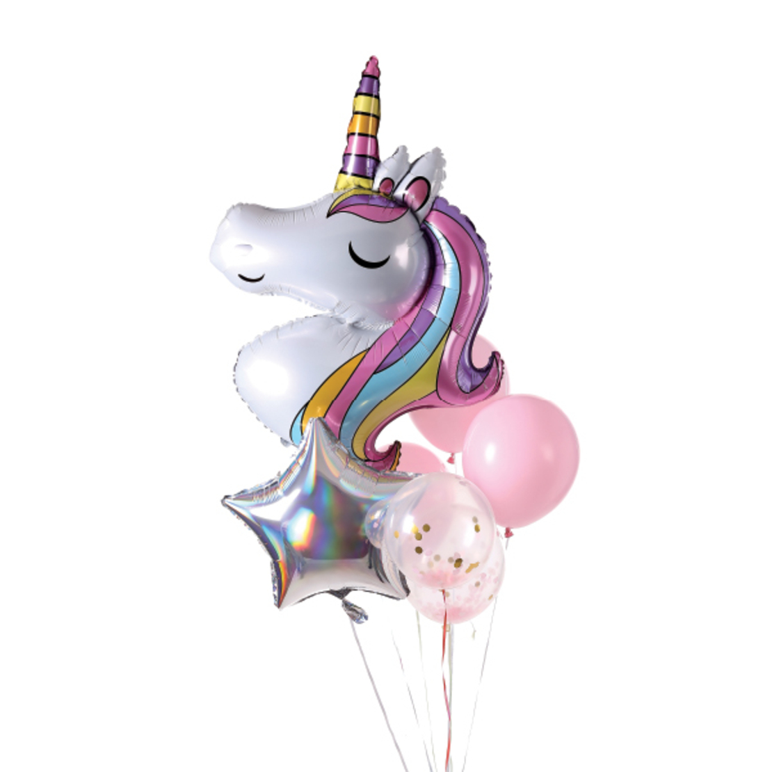 זר בלונים חד קרן