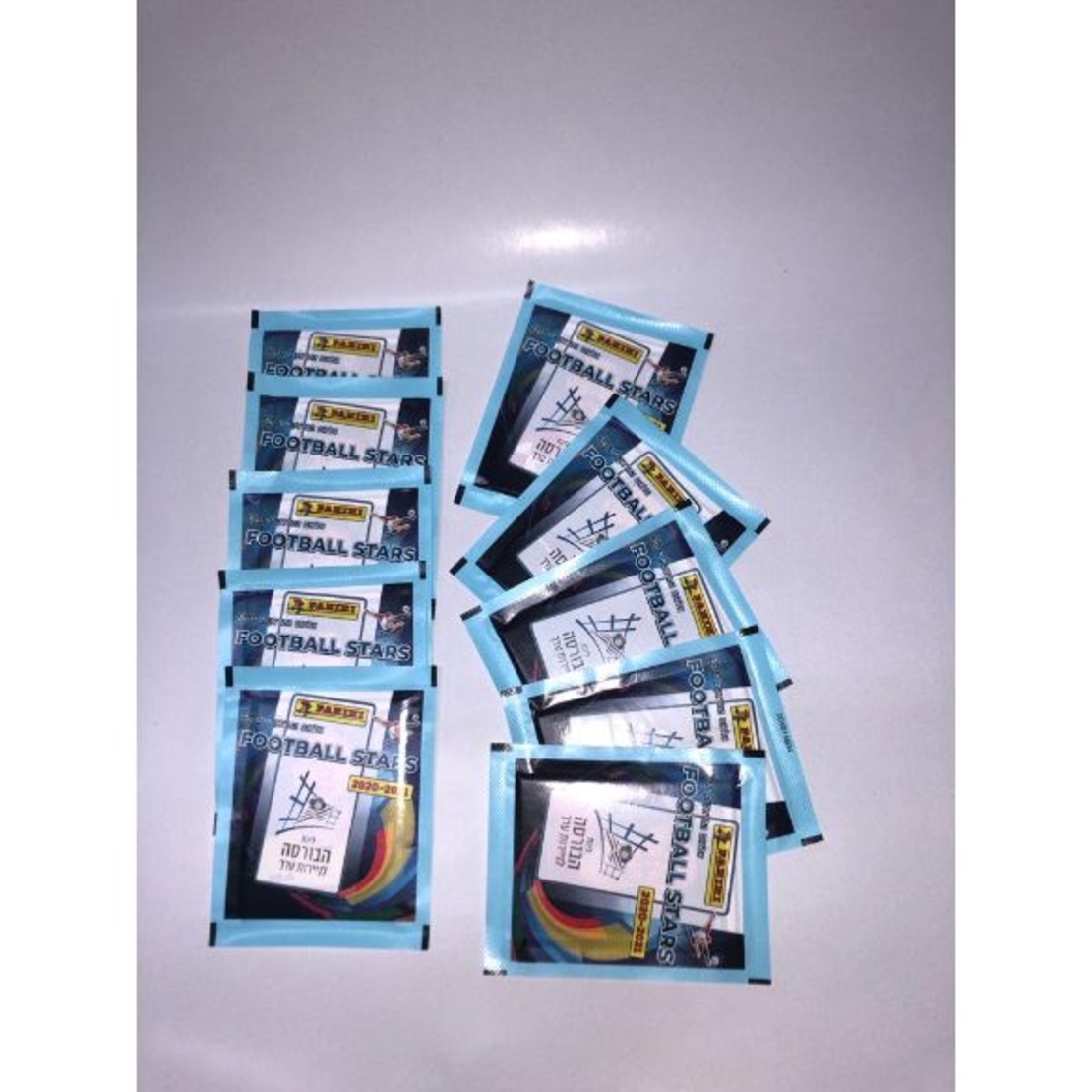 10 מעטפת של מדבקות כדורגל – FOOTBALL STARS