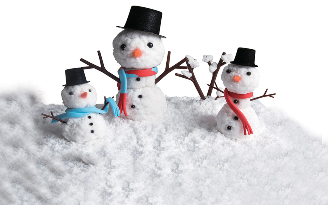 יצירות בשלג