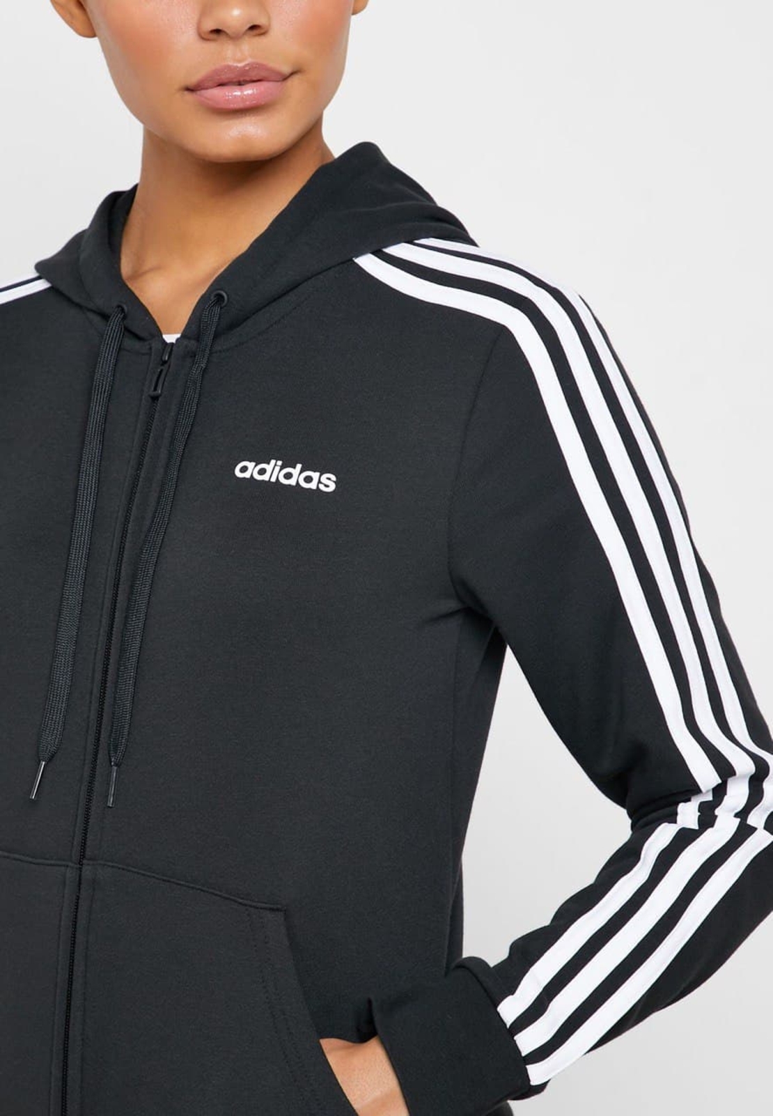 עליונית אדידס לנשים | Adidas Essentials 3-Stripes Hoodie   