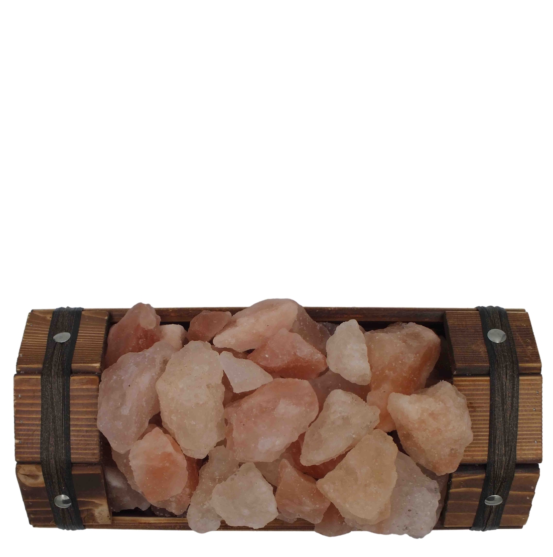 מנורת גבישי מלח דקורטיבית דוגמת חבית