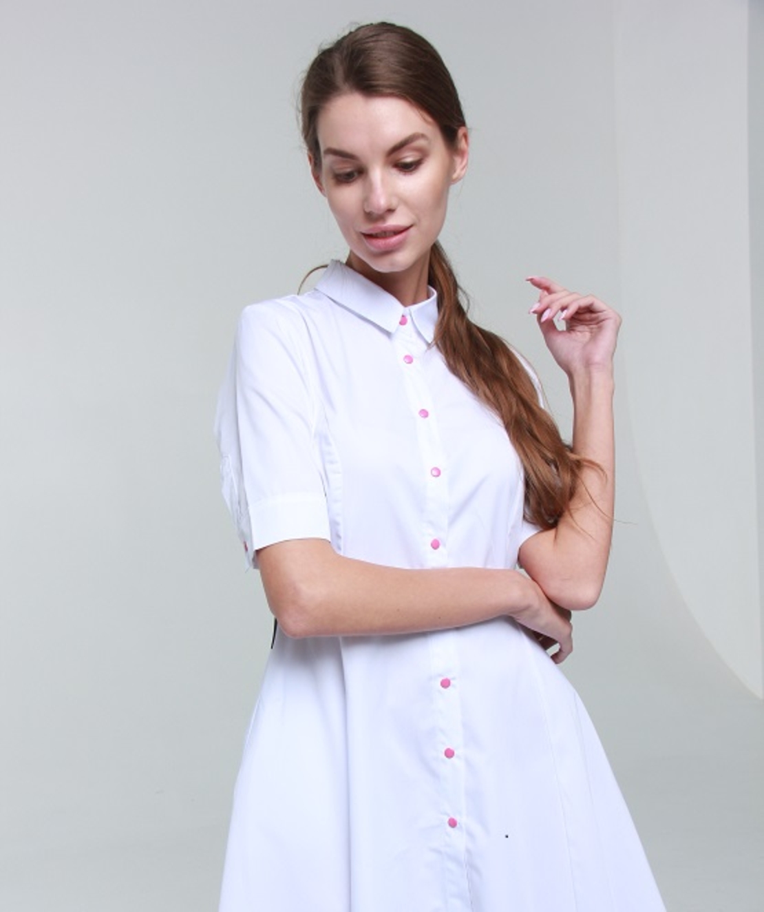 Платье медицинское женское Белый 119