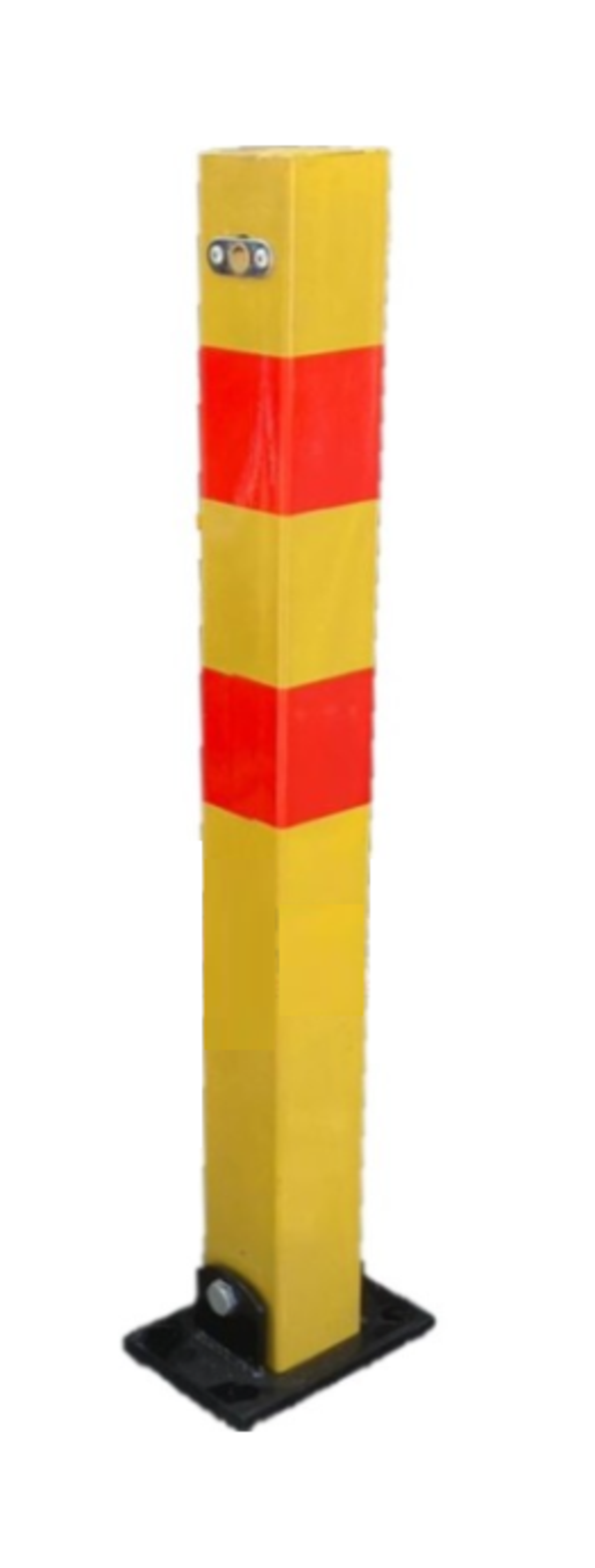 מחסום חנייה מתכוונן עם צילינדר פנימי