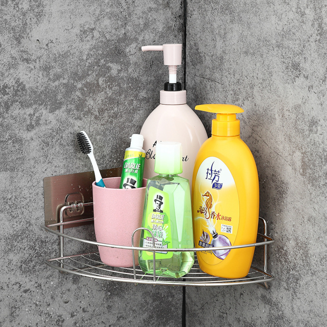 מדף פינתי ללא קידוח עם 