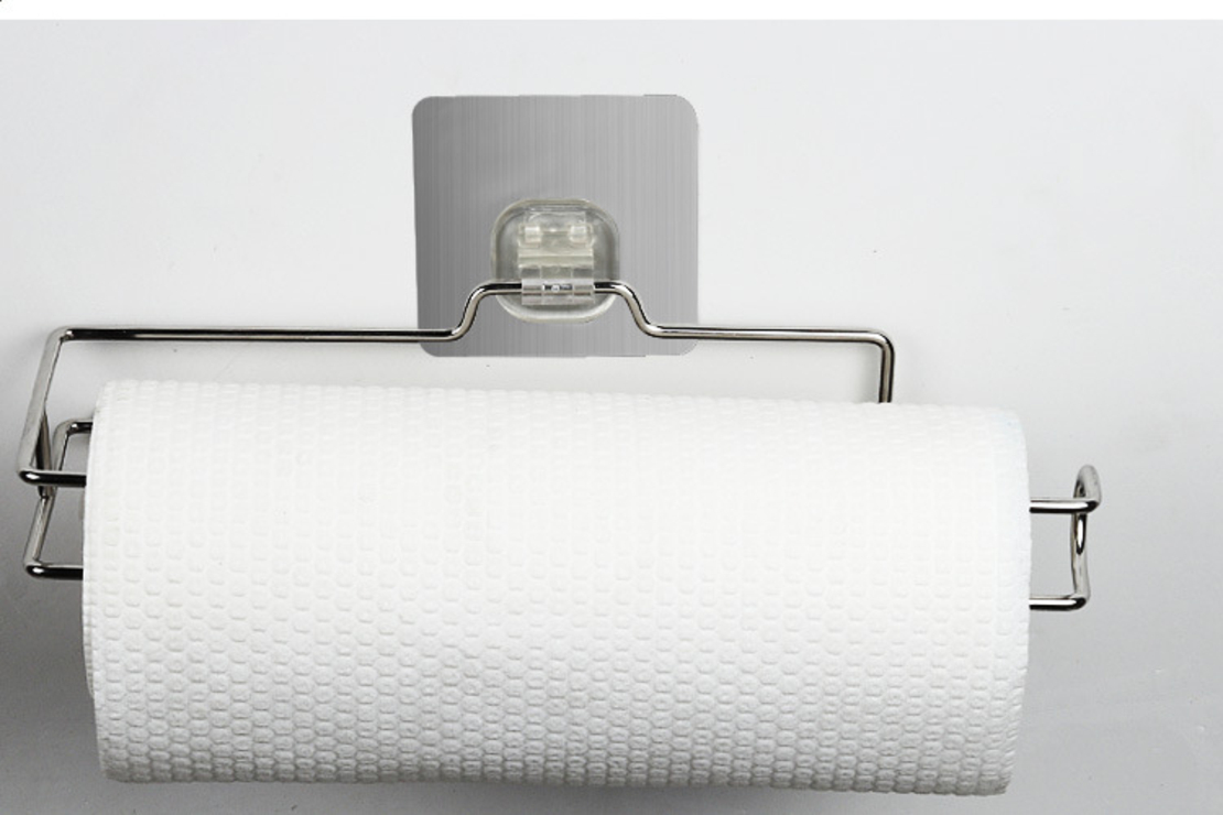 מחזיק נייר סופג ללא קידוח עם 