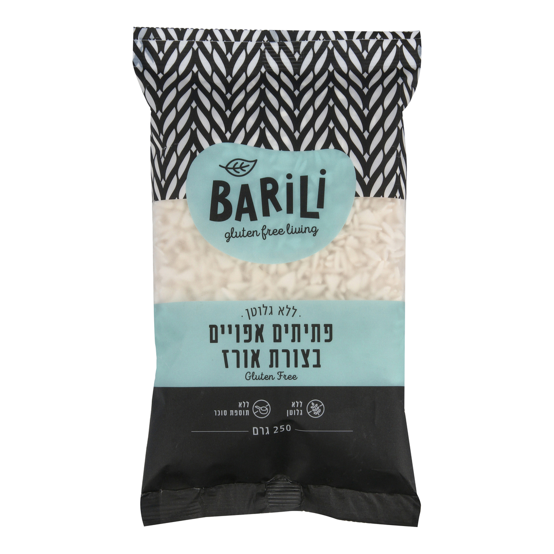 פתיתים אפויים בצורת אורז ללא גלוטן 250 גרם