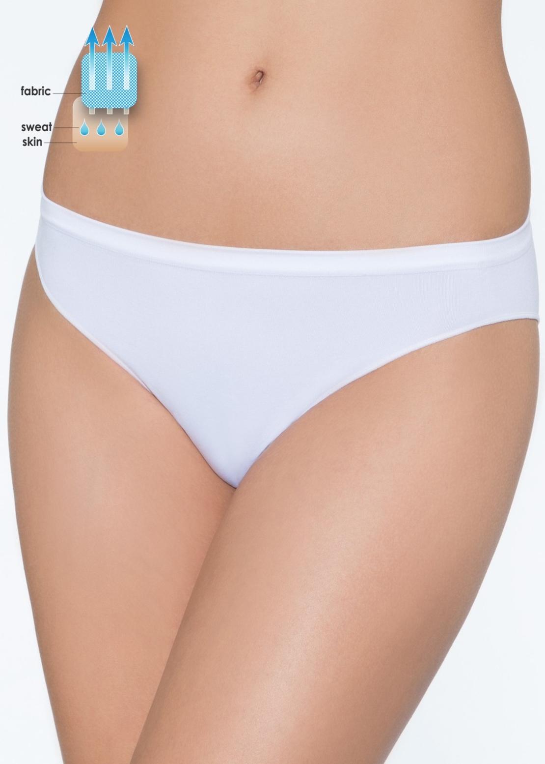 תחתון היי לג אל תפר - מנדף זיעה