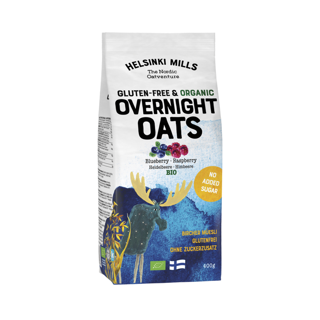 שיבולת שועל ללא גלוטן עם פירות יער