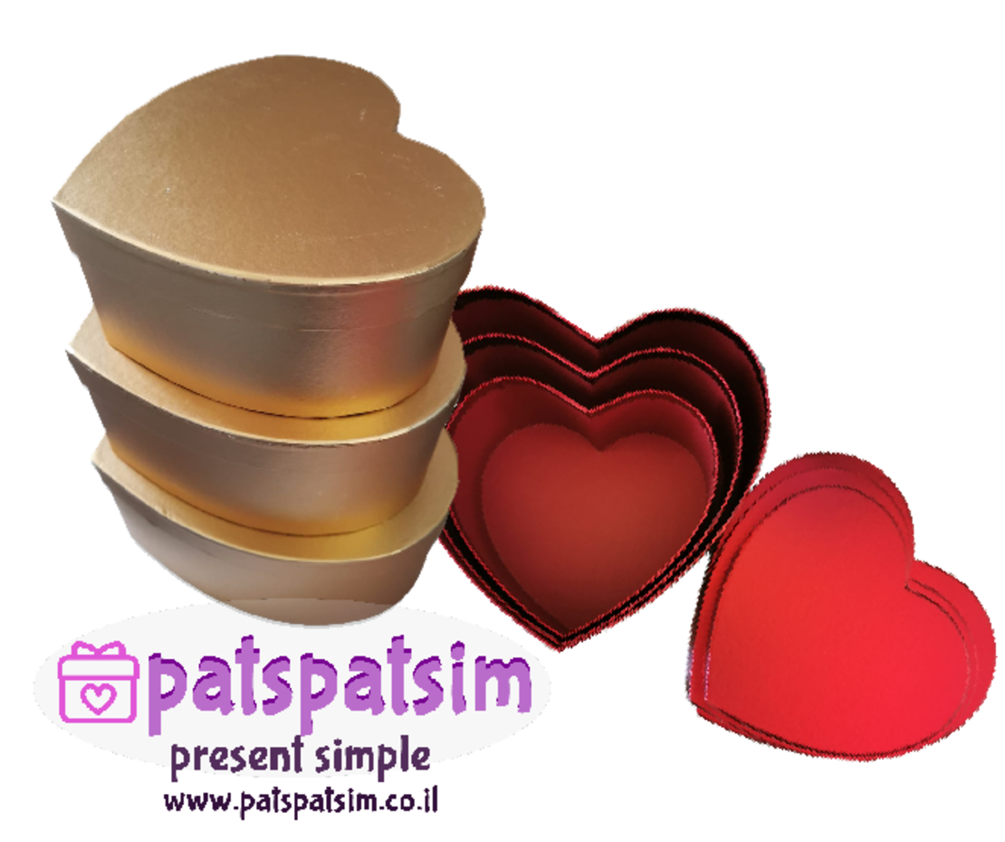 קופסא בינונית למארז מתנה כולל כיתוב 