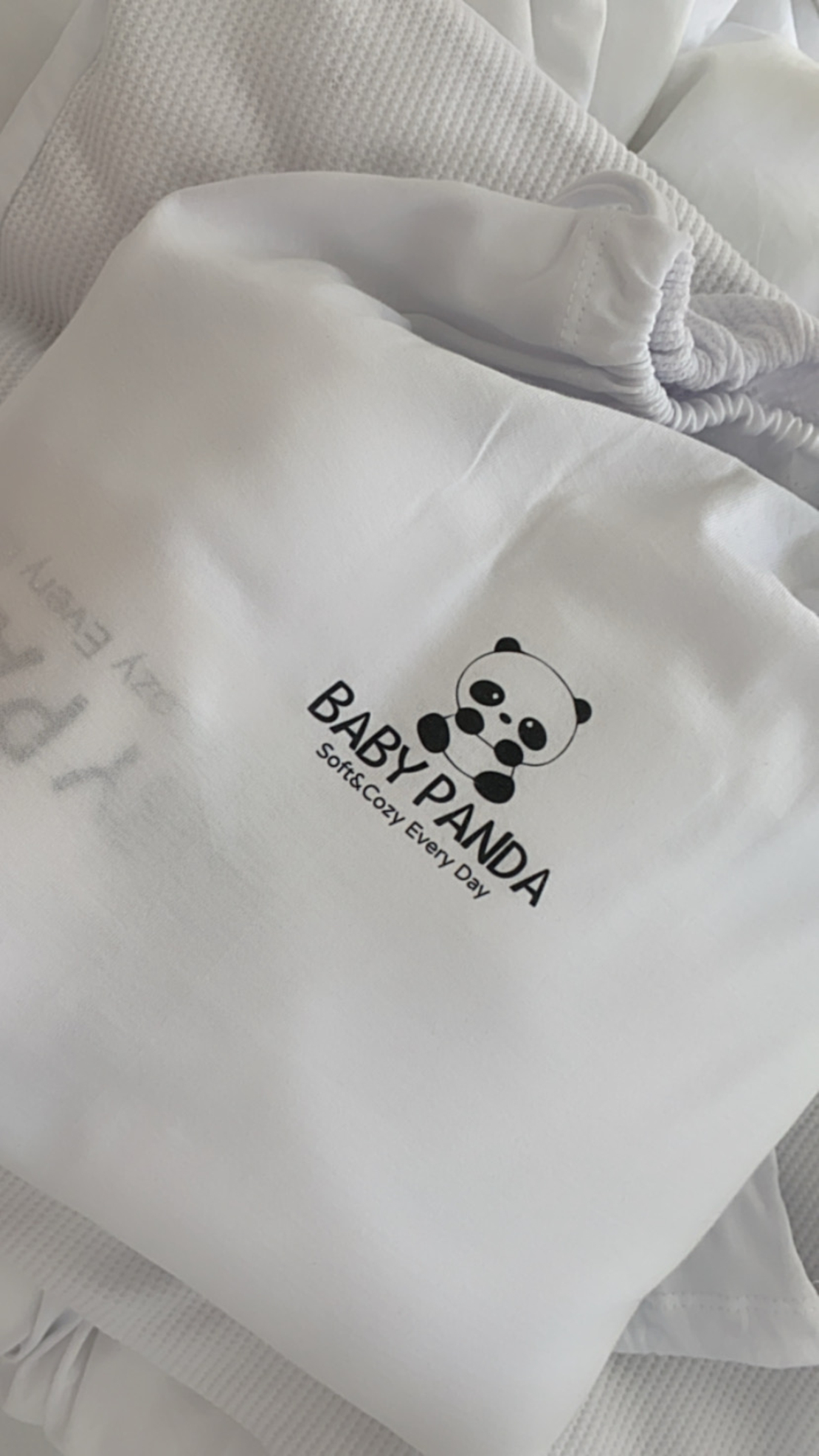 ציפה לשמיכה | ג'רסי וופל לבן