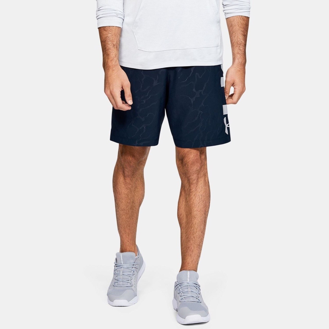 שורט אנדר ארמור גברים | Under Armour Woven Graphic Emboss Shorts 