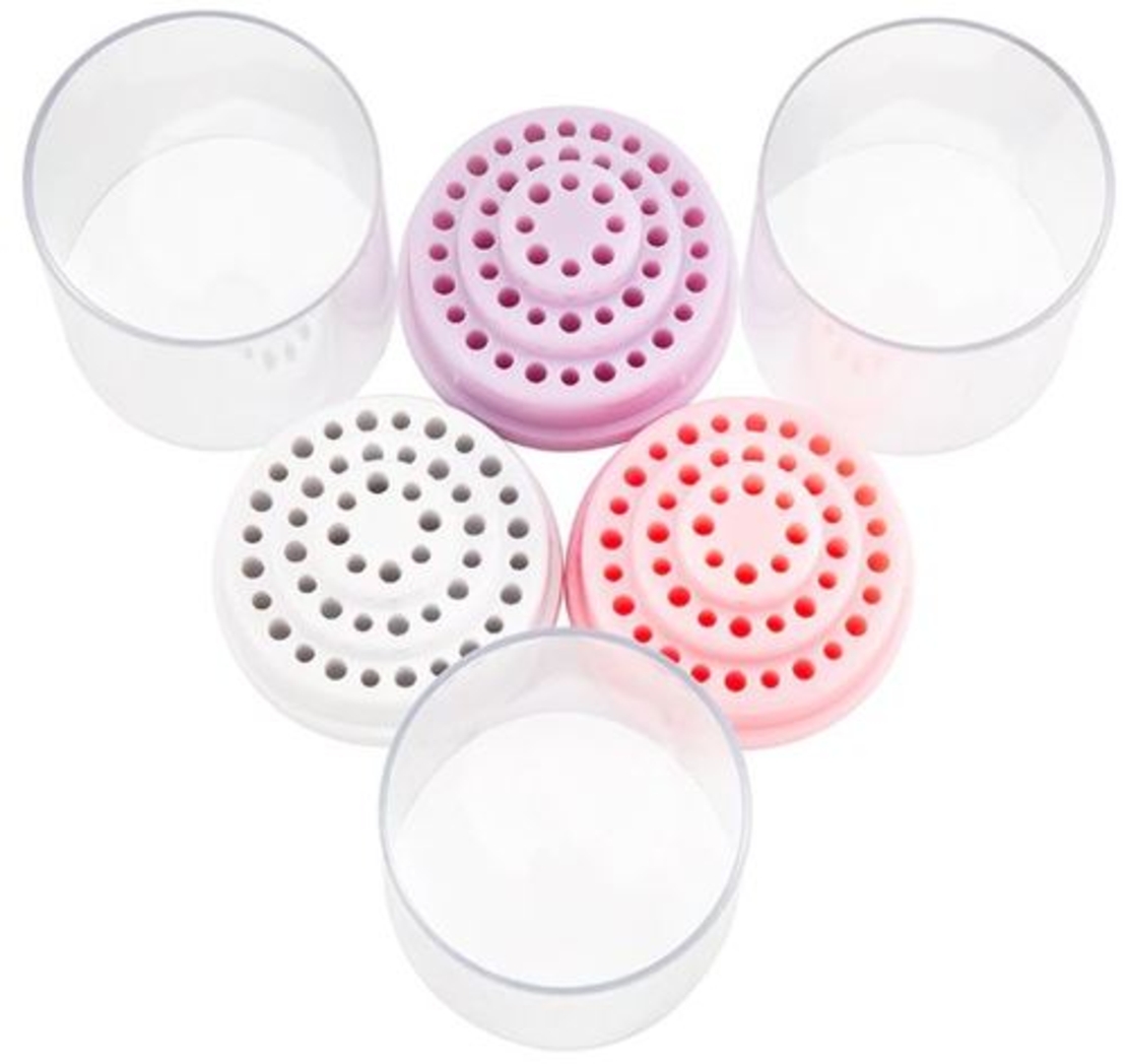 מעמד לראשי מניקור עגולה מכילה 48 ראשים