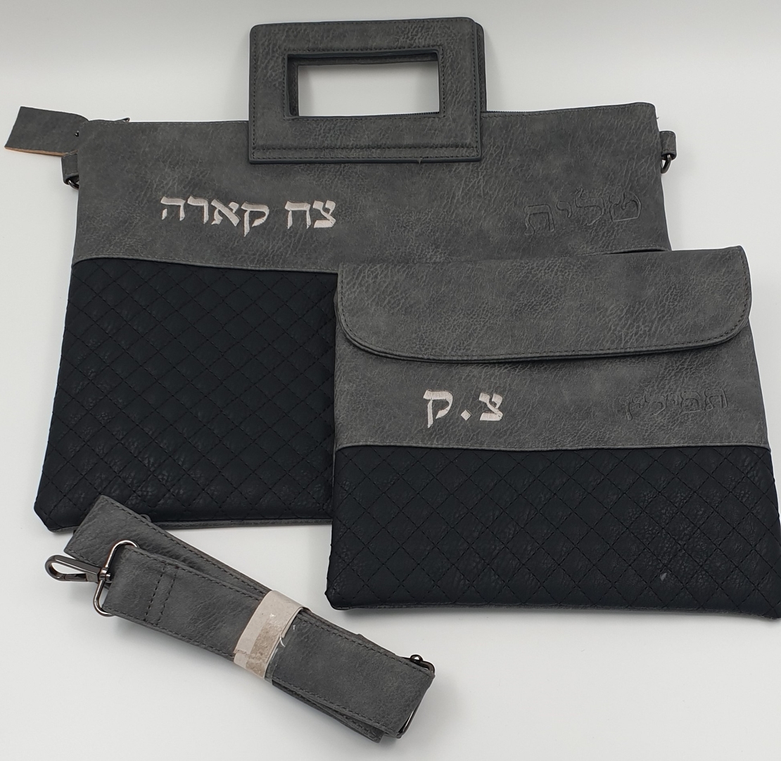 תיק טלית תפילין מעור 