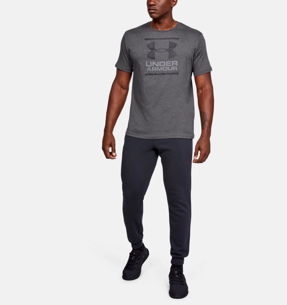 חולצת אנדר ארמור גברים | Under Armour GL Foundation Short Sleeve T-Shirt   