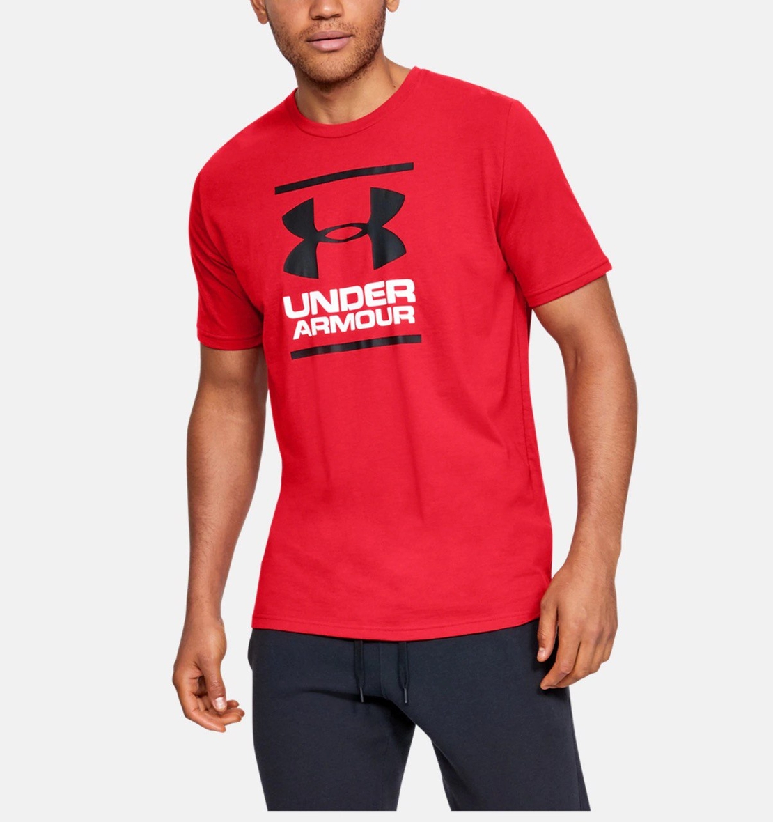 חולצת אנדר ארמור גברים | Under Armour GL Foundation Short Sleeve T-Shirt  