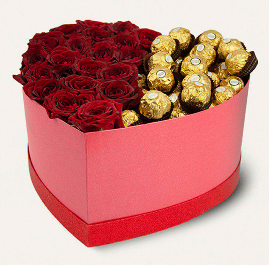 מארז מתוק ורדים + פררה