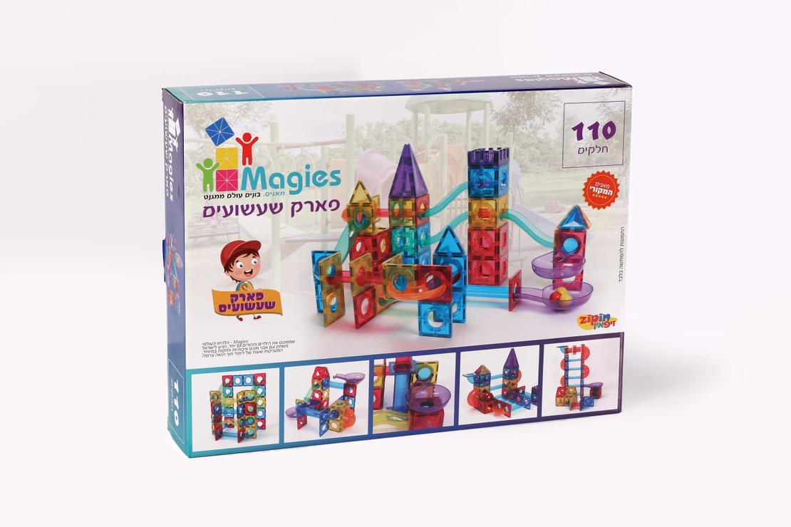 משחק הרכבה מגנטים מאגיס - פארק שעשועים