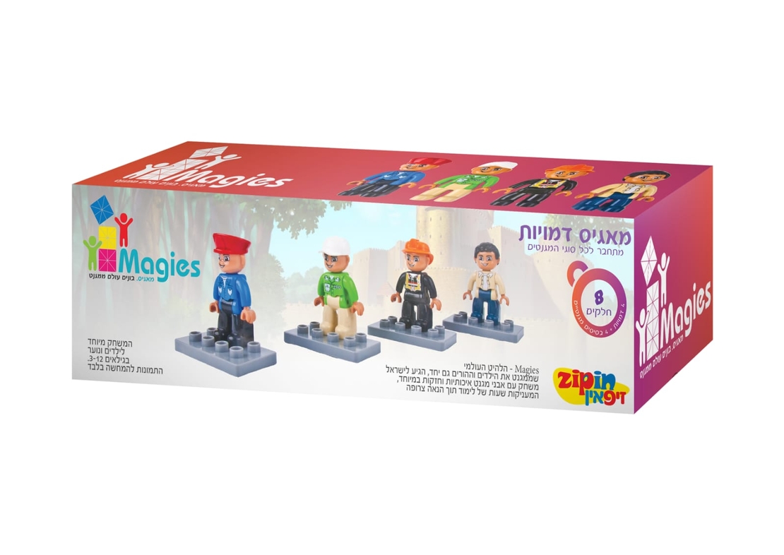משחק הרכבה מגנטים מאגיס - דמויות
