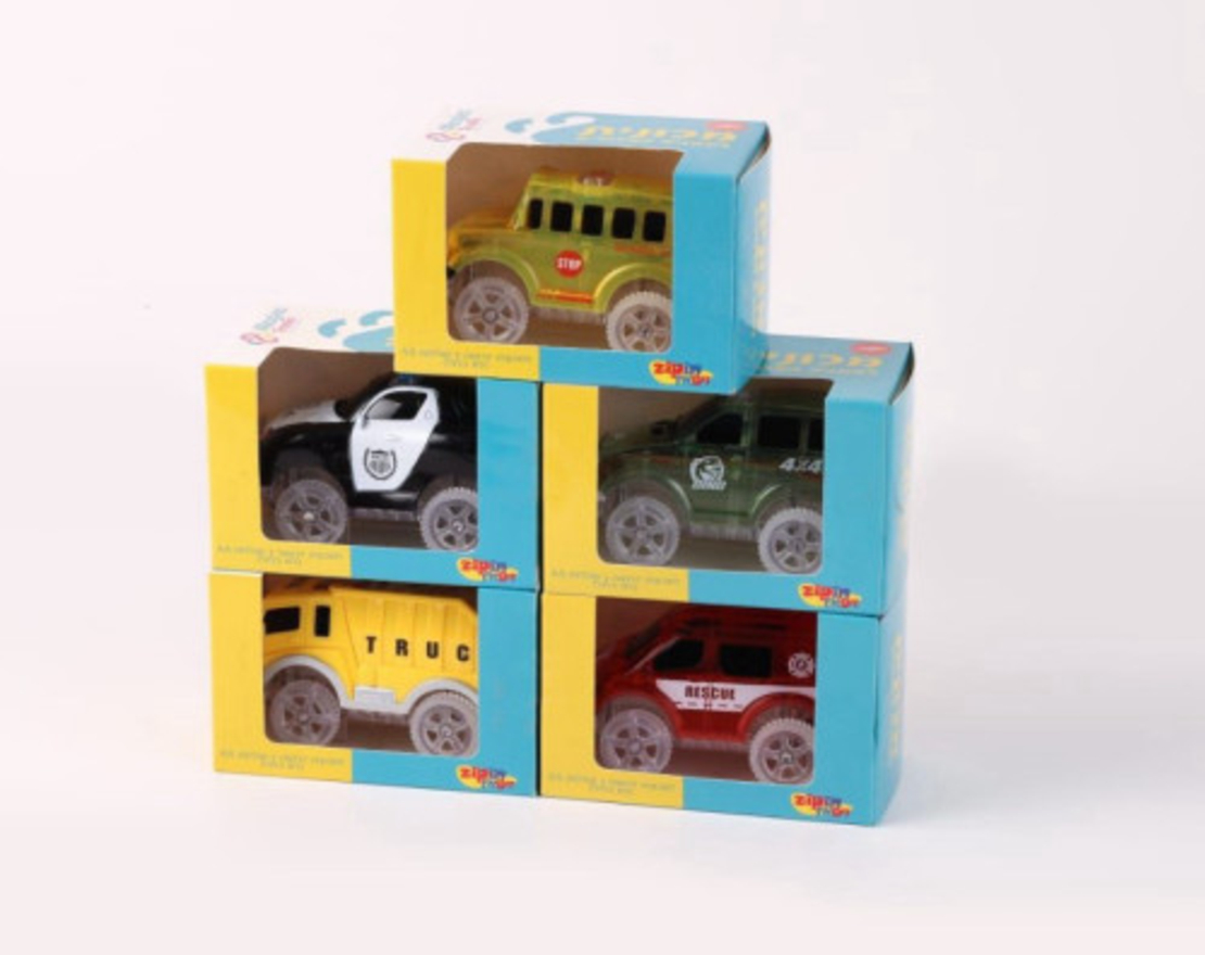 משחק הרכבה מגנטים מאגיס - מכונית לערכת מסלולים