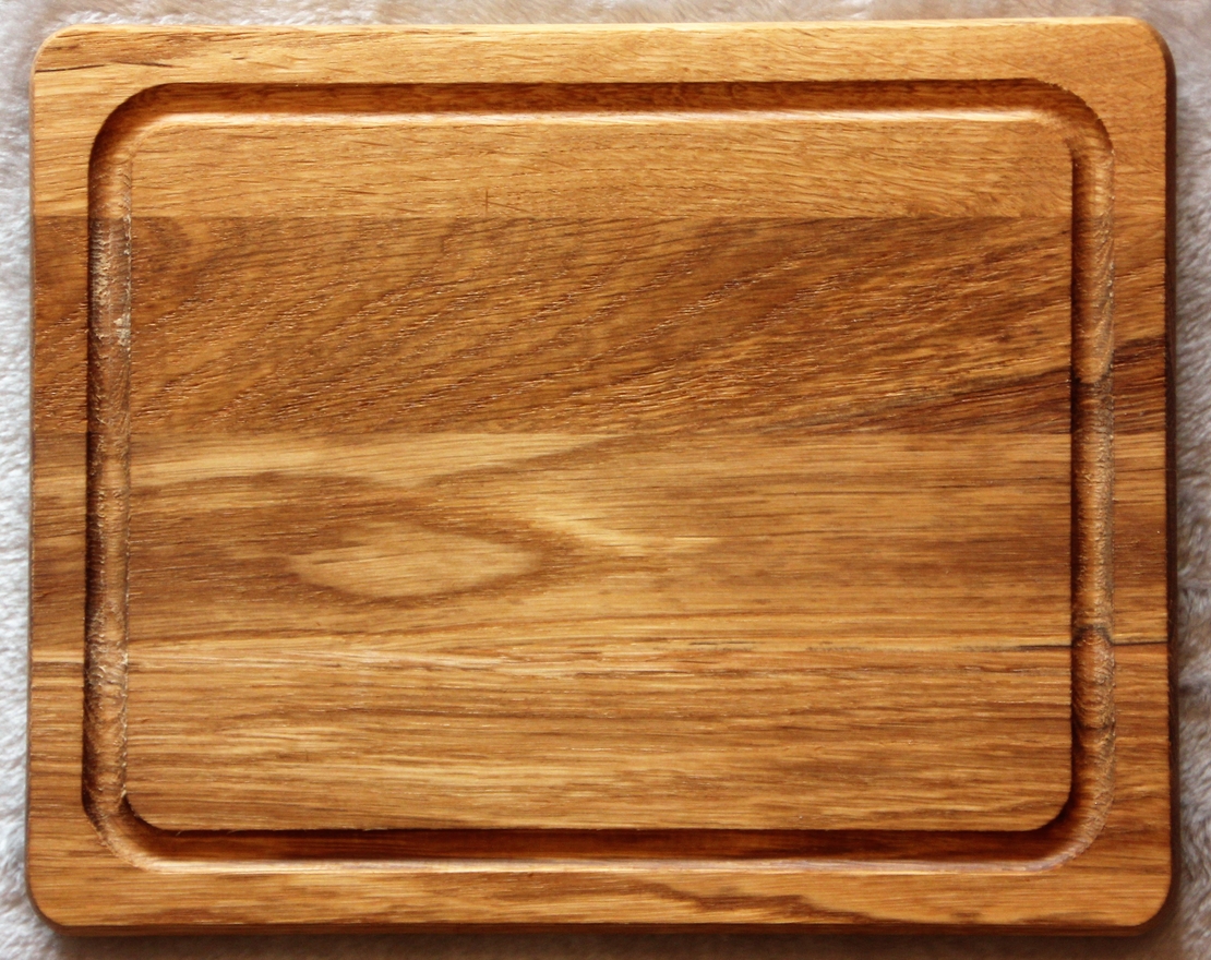 סט מלא ל  BBQ  הכול 3 בוצ'רים  מקצועים &  4 צלחות עץ אלון End Grain מוצר מקורי של D.K.S 