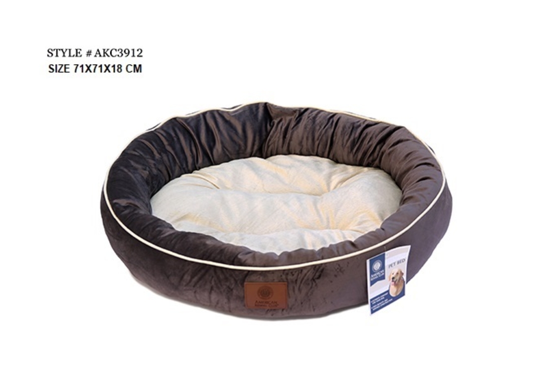 מיטה לכלב בינוני עגולה דגם חלק
