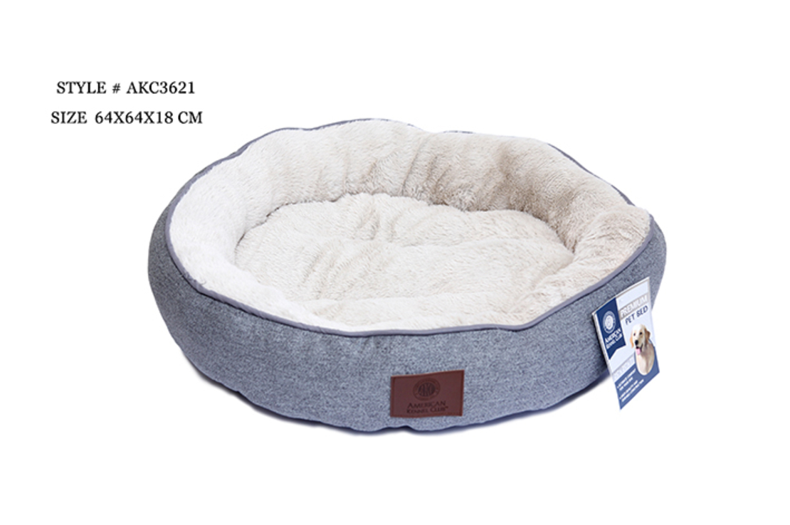 מיטה לכלב בינוני עגולה דגם פרוותי