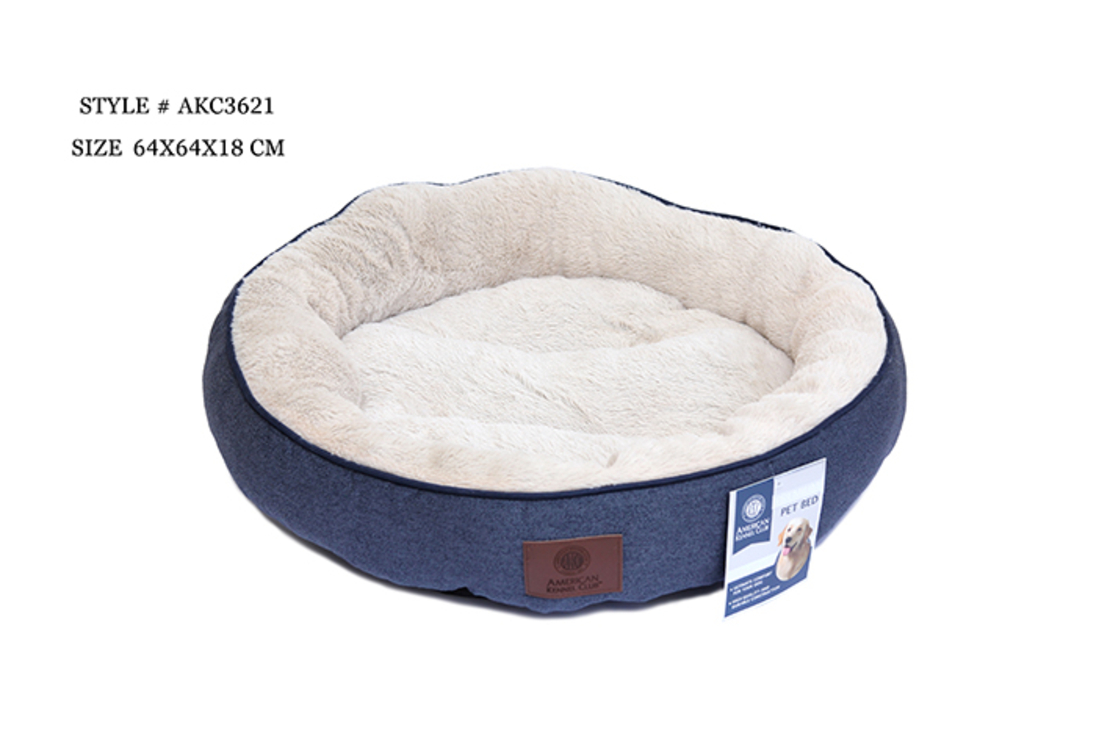 מיטה לכלב בינוני עגולה דגם פרוותי