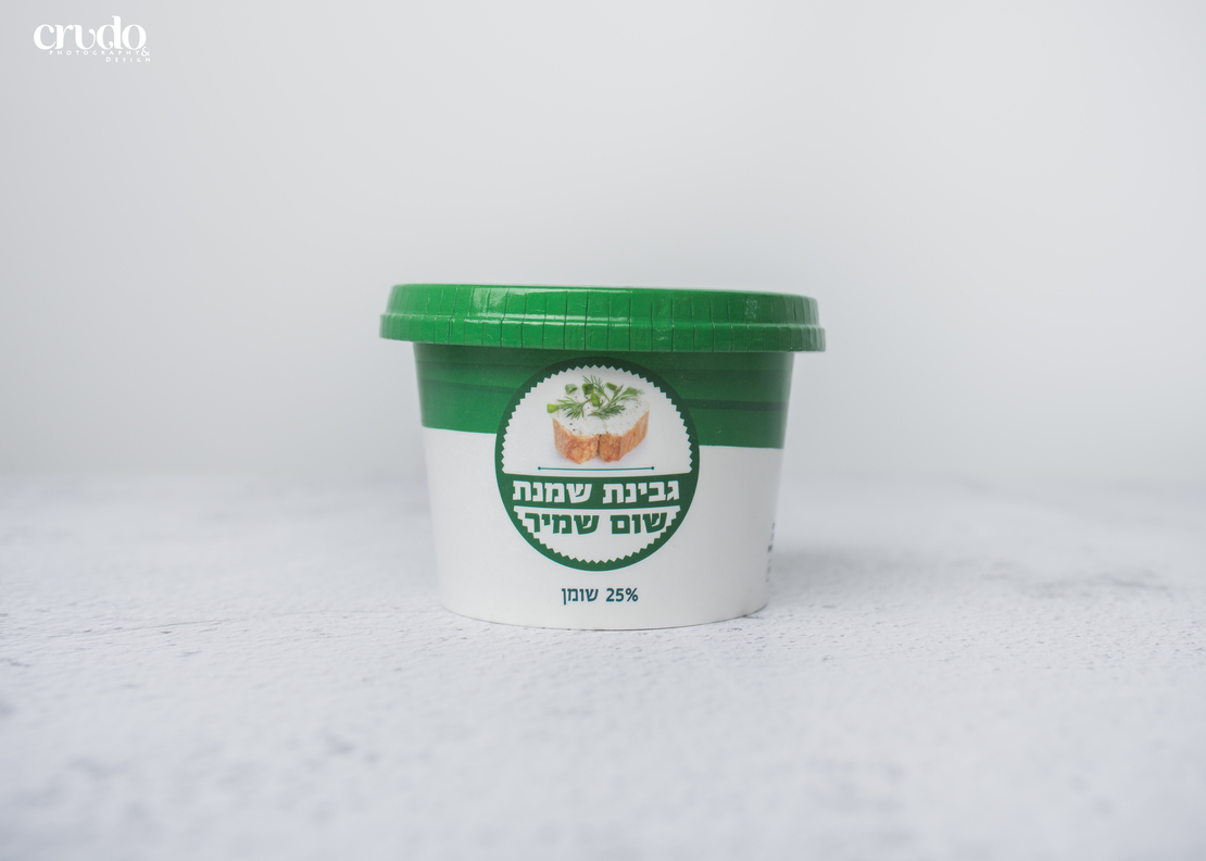 גבינת שמנת בטעם שום שמיר- 200 גרם