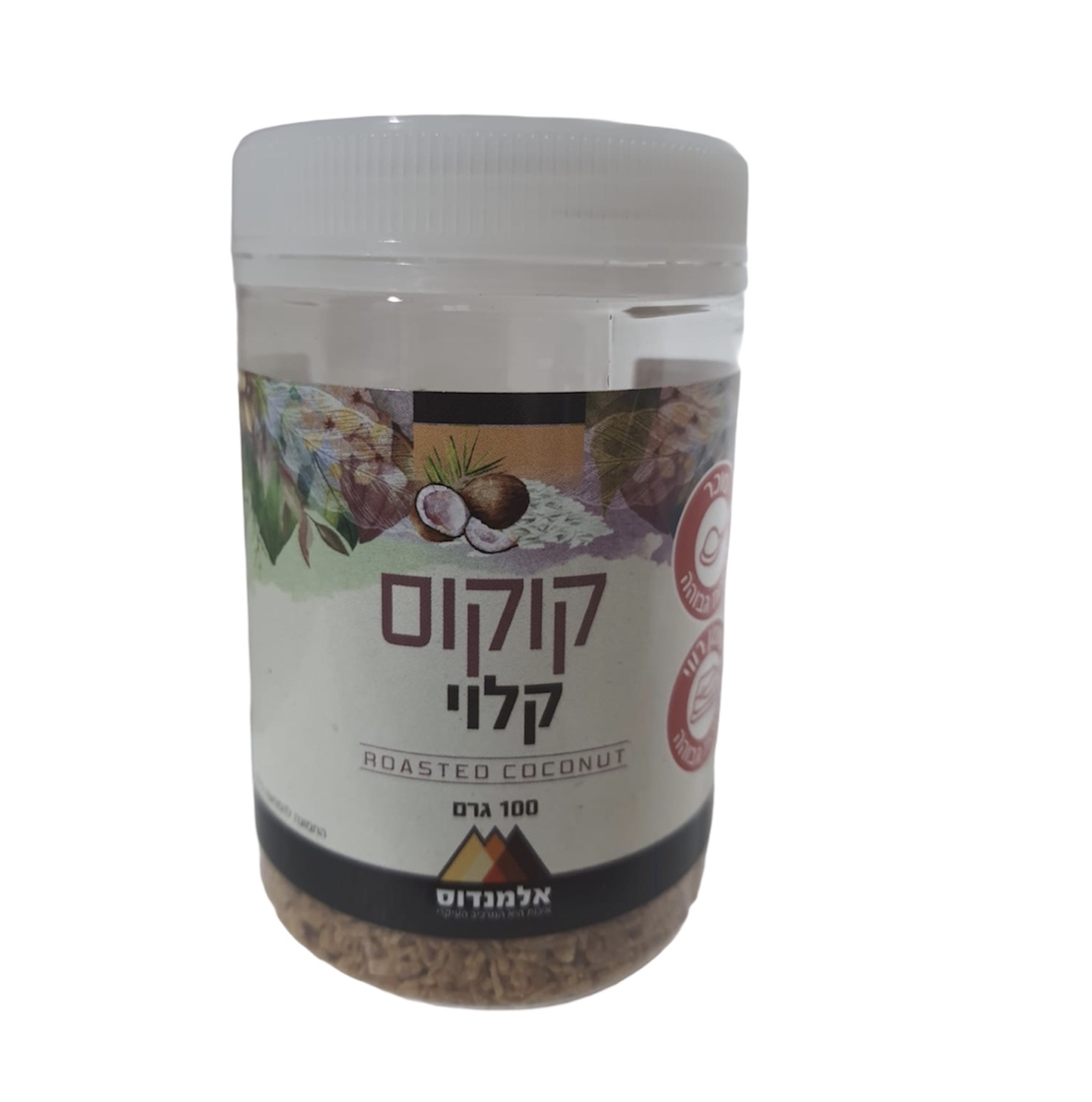 אלמנדוס קוקוס קלוי 100 ג'ר