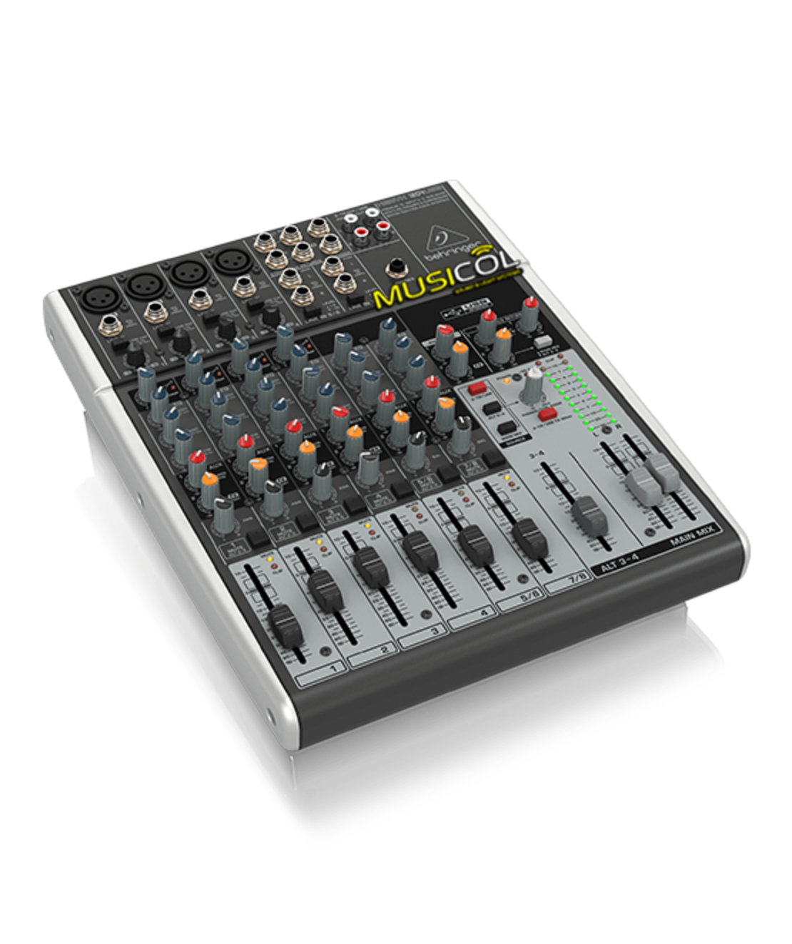 מיקסר 8 כניסות וכרטיס קול XENYX 1204USB