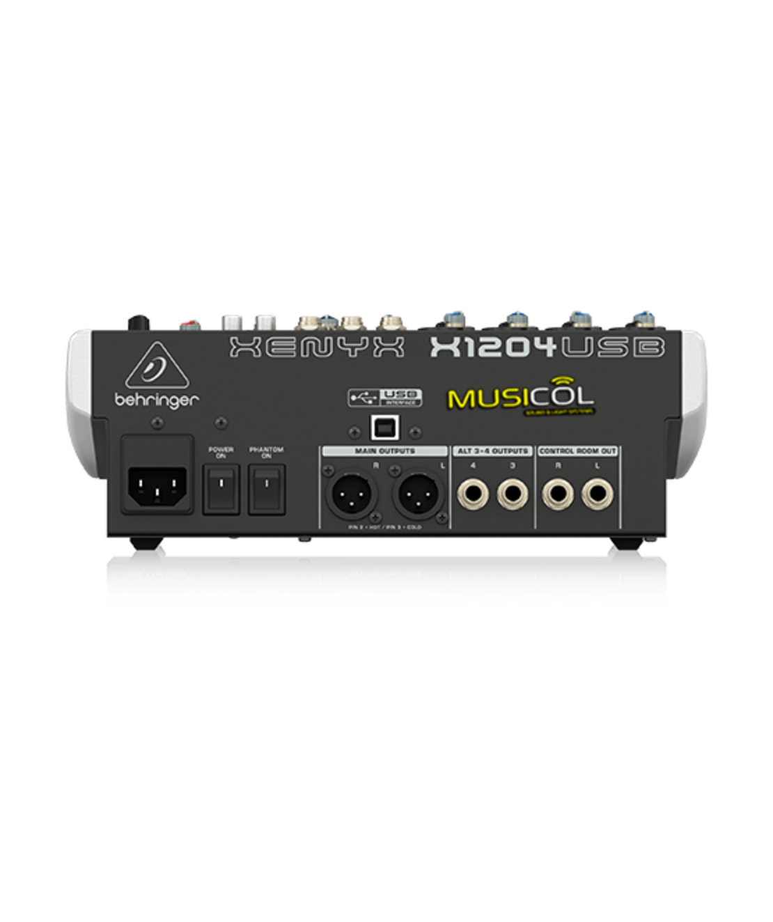 מיקסר 8 כניסות ואפקט לשירה XENYX X1204USB