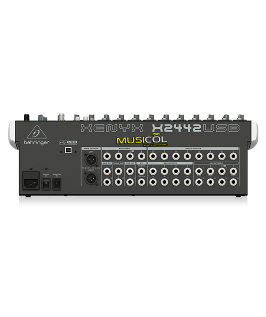 מיקסר 16 ערוצים עם אפקט לשירה BEHRINGER XENYX X2442USB