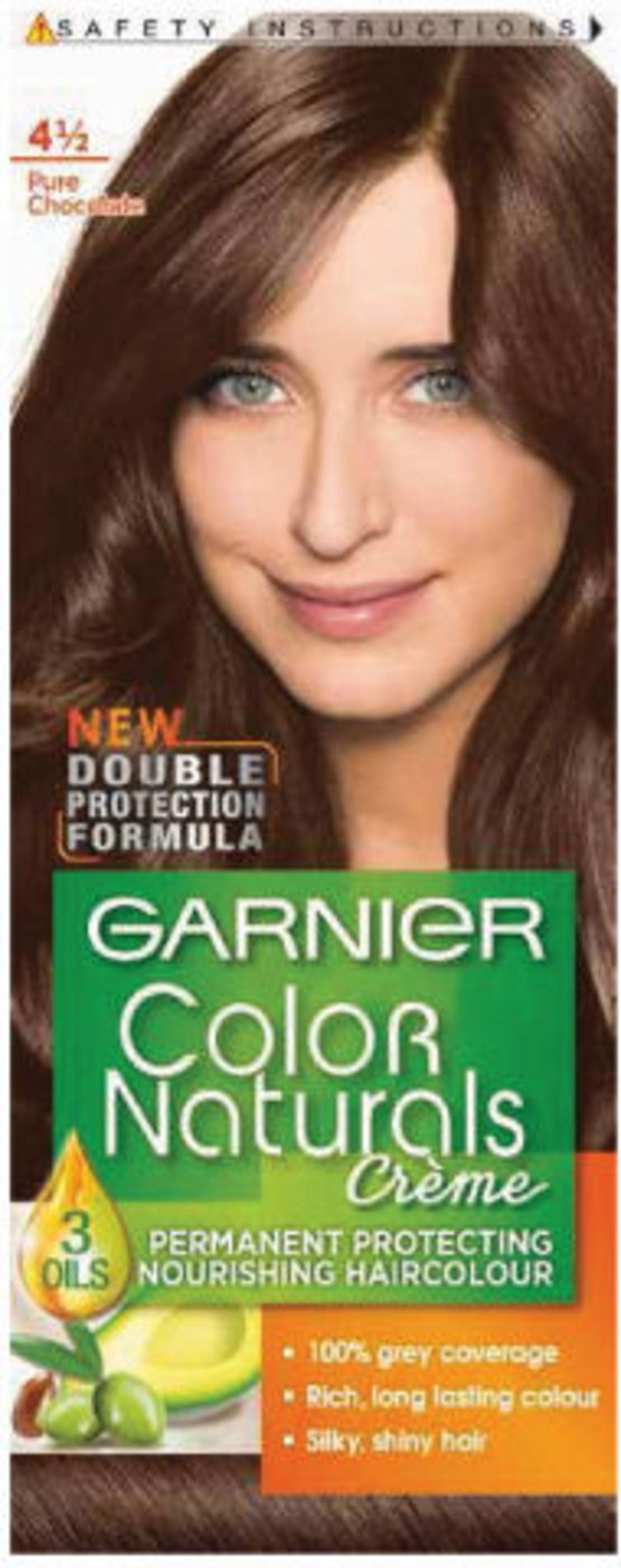 צבע לשיער קולור נטורלס 1/2 4 שוקולד כהה