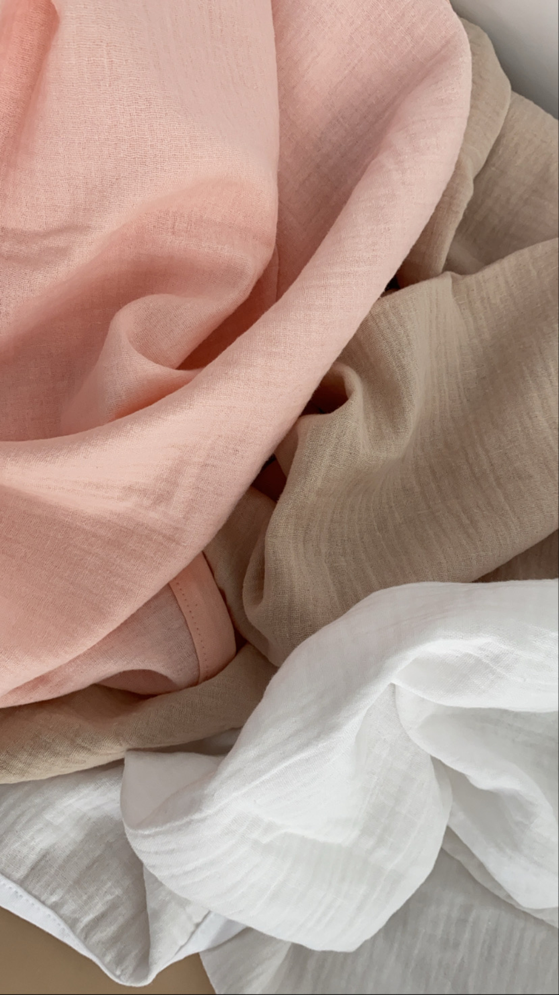 שמיכת טטרה אורגנית ענקית | לבן שלג