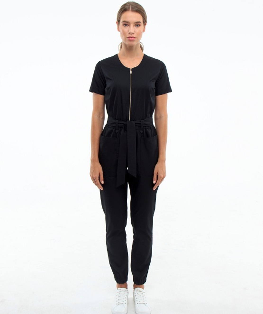 Zipped scrubs overall for women Safari 27