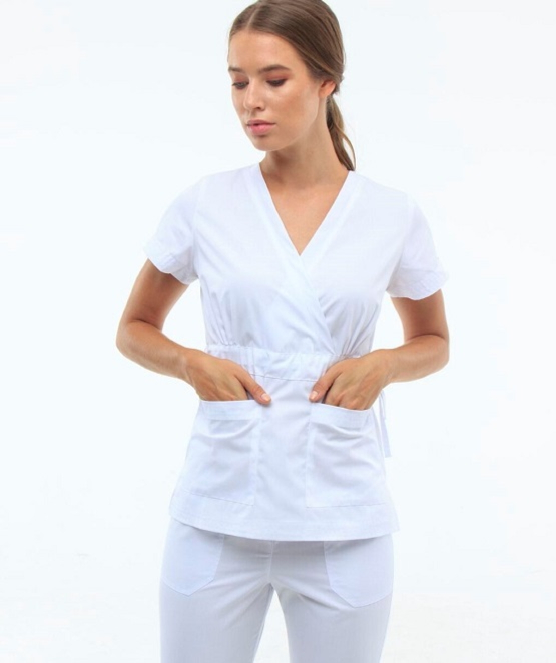 Surgical scrubs set for women Grey 1981